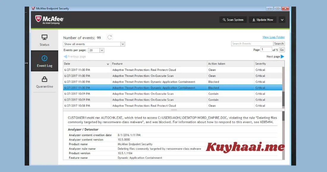 Download Mcafee Endpoint Security V10.7.0.1390.13 Full Terbaru screenshot