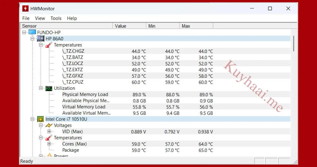 Download Cpuid Hwmonitor Pro 1.63 Full Version Gratis screenshot