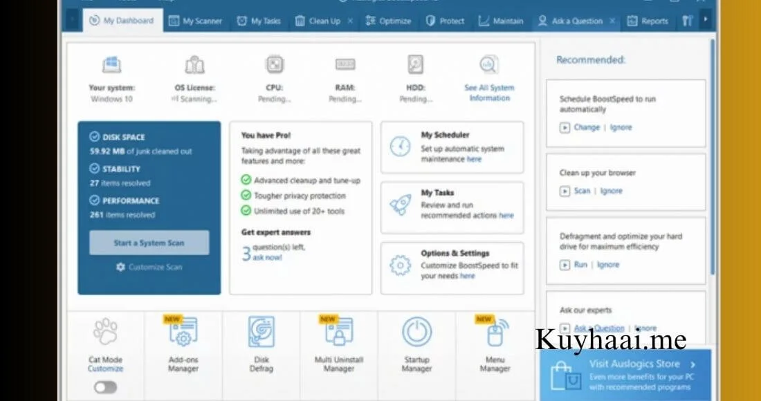 Auslogics Boostspeed Free Download Full Terbaru V14.2.0.6 screenshot