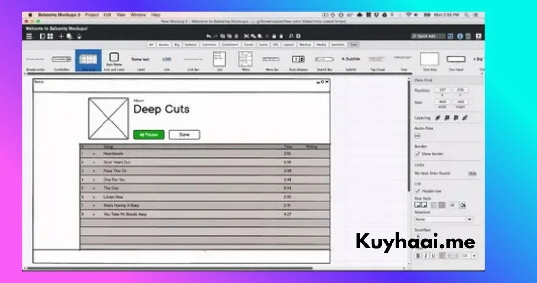 Balsamiq Wireframes 4.8.6 Kuyhaa Full Version (terbaru) screenshot