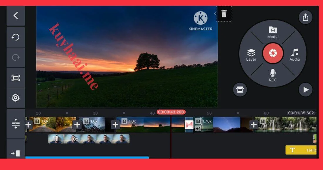 Kinemaster Mod Apk Terbaru V8.1.5.36356.GP No Watermark screenshot
